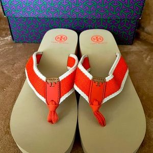 Tory Burch Wilhelm Flip Flops